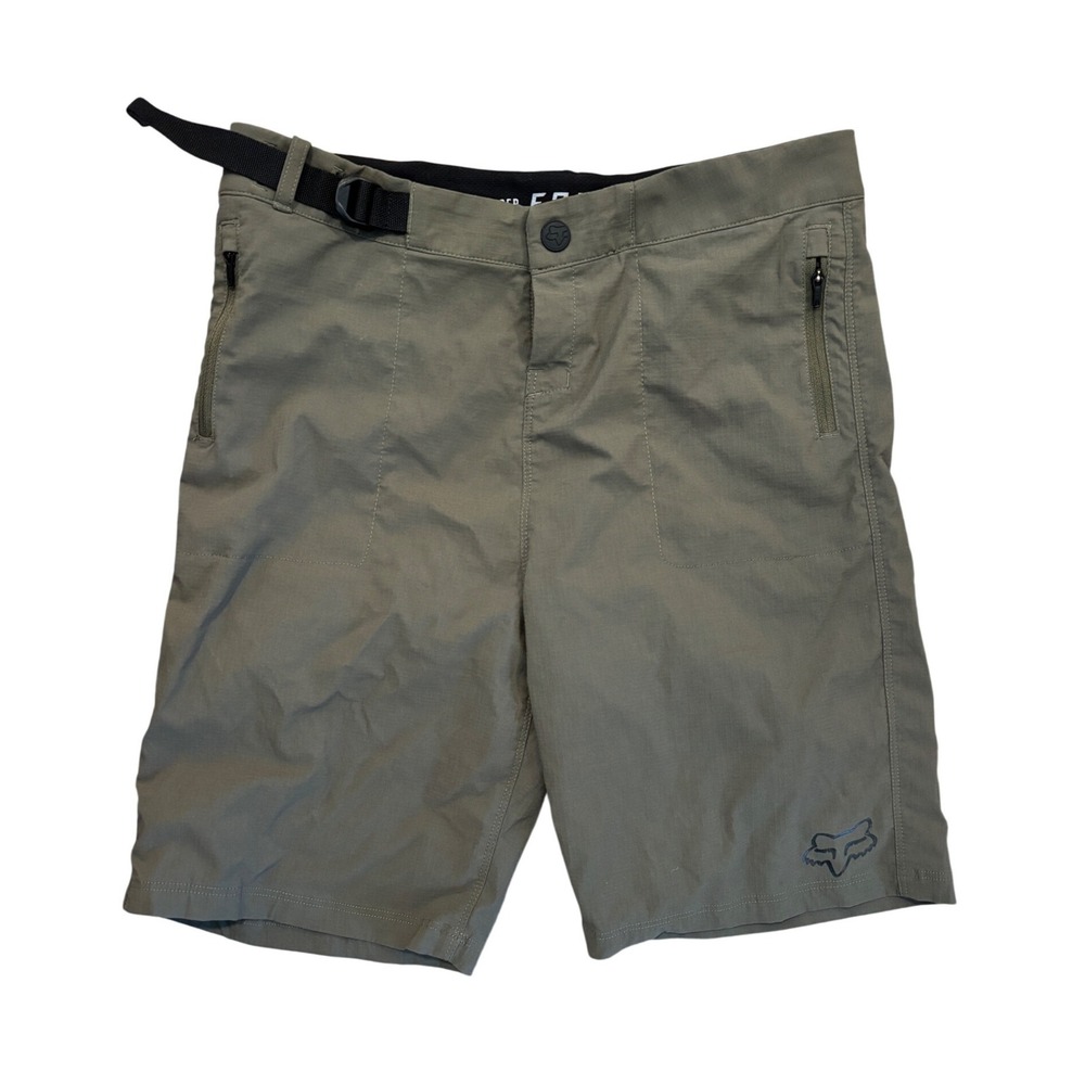 Fox Racing Ranger Mountain Bike Shorts Olive Green Mens Size 28 MTB Trail